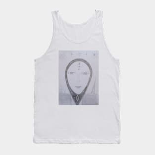 Beauty Unique Portrait Art Tank Top